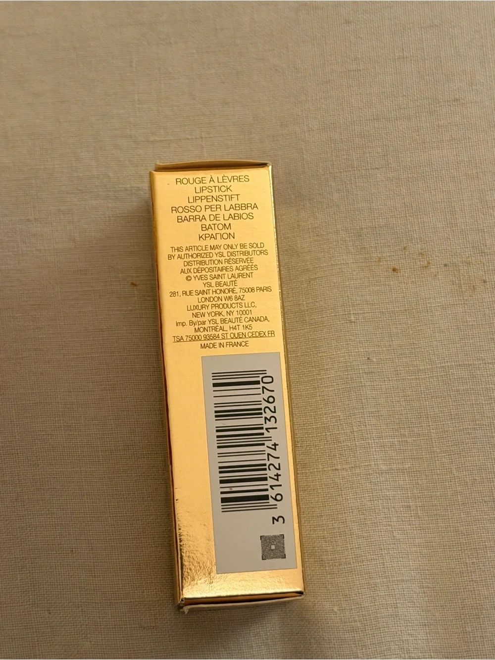 YSL Loveshine High-Shine Caring Lipstick 154 Love Berry - dark pink